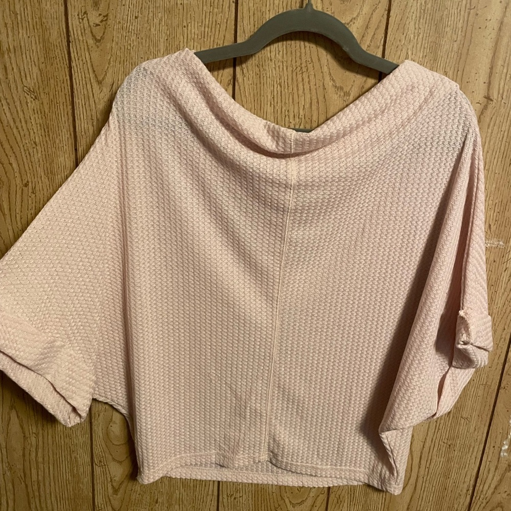 NWT Umgee Oversized Cowl Neck Off Shoulder Knit Top - Picture 4 of 8